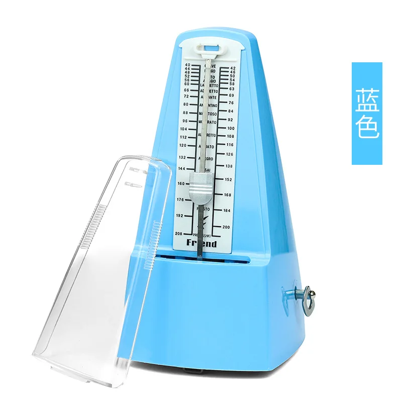 métronome bleu plastique